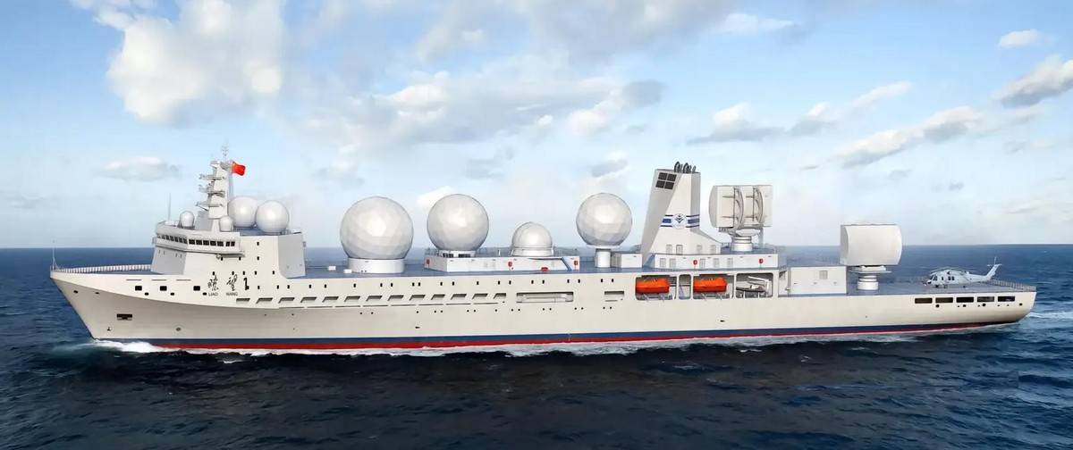 TianLu V BOA_美绝密情报船潜入黄海TianLu V BOA,最近160公里,13米巨型雷达对准中国上空